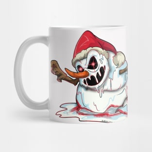 Erie Evil Santa Snowman Mug